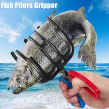 Fishing Plier Gripper Metal Fish Control Clamp Claw Tong Grip Tackle Tool