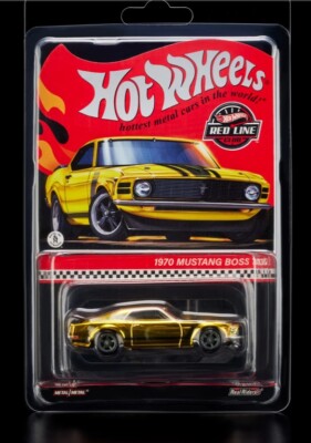 Hot Wheels COLLECTORS Premium RLC Exclusive 1970 Ford Mustang Boss 302