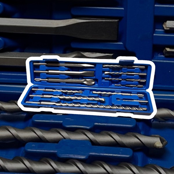 Benson 12-Teiliges Sds Bohrerset MeißEl Set Bohrerset Im Koffer Hammerbohrer-image