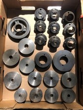 23 PC. LOT - Browning Sheaves Pulleys - Various Sizes, Various Condition BK H BS