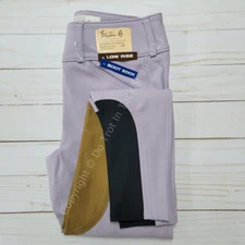 Tailored Sportsman Girls Vintage Trophy Hunter Boot Sock Breeches Lavender/Tan