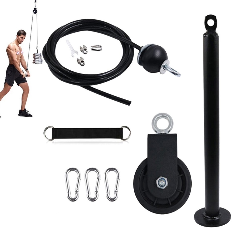 Fitness LAT Lift Pulley System for Pull Downs Biceps Curl Forearm