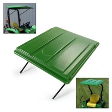 Green Top Cab Canopy with Bracket For John Deere Compact Utility Tractors W/ROPS