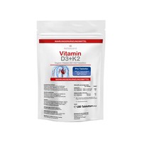 Vitamin D3 5000 Ie Premium QualitäT + K2 200µG Vitamine 180 Tabletten