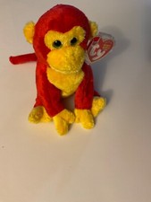 TY Beanie Baby - CHOPSTIX the Monkey (6 inch) - MWMTs Stuffed Animal Toy