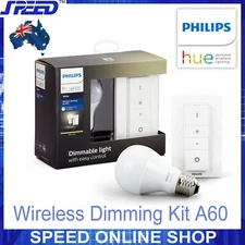 Philips Hue Wireless Smart Dimming Kit - (Wireless I/O Dimmer Switch + E27 Bulb)
