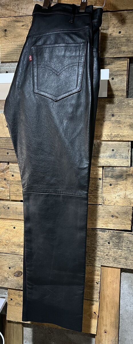RARE Vtg Levi's Lot 53 100% Leather Pants Limited Edition RARE Vtg Levi's Lot 53 100% Leather Pants Limited Edition