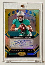 TUA TAGOVAILOA 2020 Panini Certified ROOKIE ROLL CALL Auto/Autograph 9/15 NICE!!