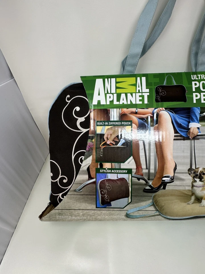 Cama para mascotas Animal Planet ultra suave para perros pequeños de 20 pulgadas x 27 pulgadas portátil de viaje Foto 4 de 4