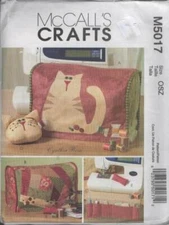 5017 MCCALL'S CRAFTS SEWING MACHINE COVER & ACCESSORIES