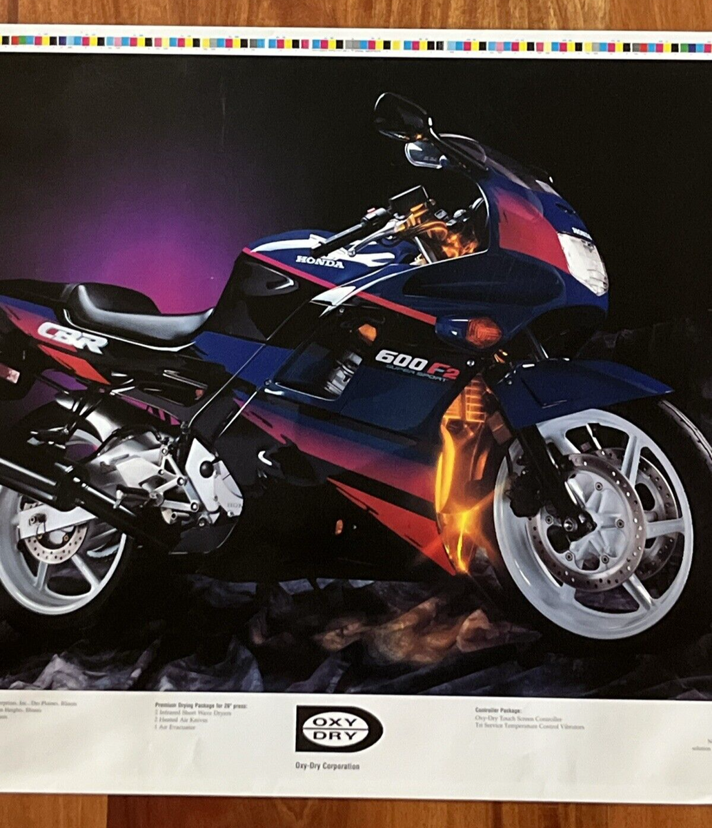 Honda CBR 600 F2 Supersport Poster Print Oxy Dry 19