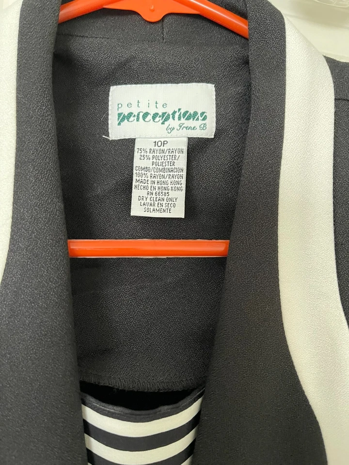 petite perceptions Women's Short Sleeves Dress Size 10P, pre-owned - Image 2 of 3