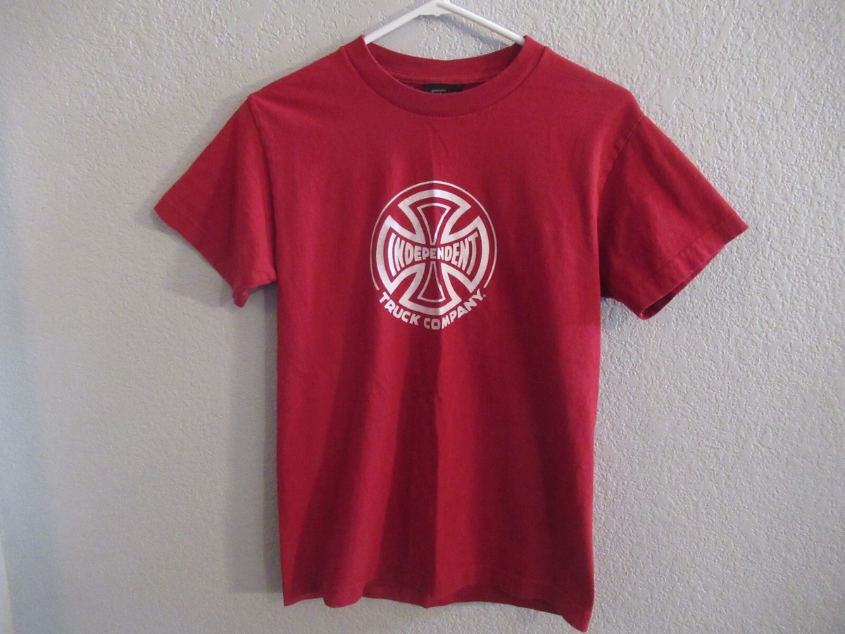 Vintage NHS Independent T-Shirt UNISEX S RED Truck Company