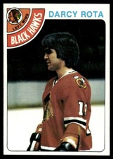 1978-79 Topps Hockey Card Darcy Rota Chicago Blackhawks #47 NM