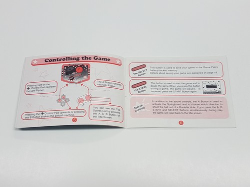 Kirby's Pinball Land Authentic Nintendo Game Boy Original Manual Only - Picture 7 of 17