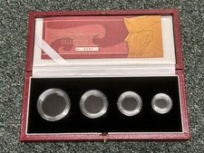 2003 Britannia  Four-Coin Set Gold Proof Box, Coa and Capsules.NO COINS.