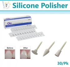Dental PoGo Polisher Silicone Polishers Discs, Cups, Points Polishing System 30