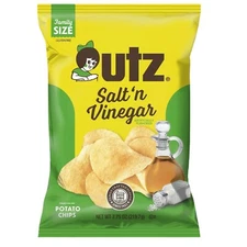 UTZ Salt in Vinegar Potato Chips 7.75oz Gluten-Free Snacks