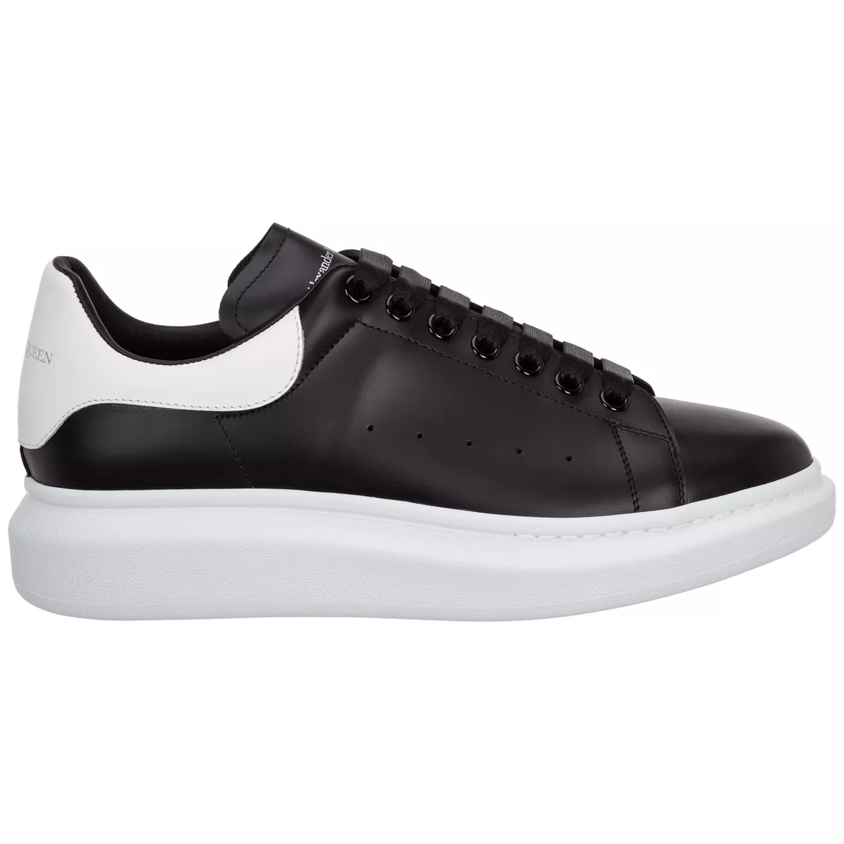Alexander McQueen basket homme oversize 553680WHGP51070 cuir logo