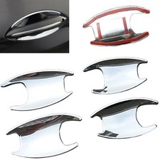 Door Handle Bowl Cup Cover Gloss Chrome Silver Plastic Fit 11-16 F10 M5 535i F07