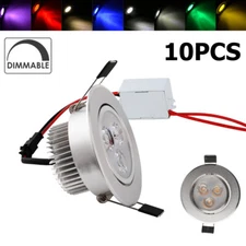10X 3W LED Downlight With Driver Home Dimmable Living Appliance Outdoor Round