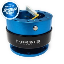RARE NRG QUICK RELEASE GEN 2 NEW BLUE BODY - BLACK RING + HARDWARE SRK-200NB-BK