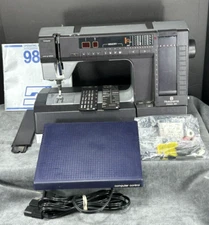 Husqvarna Viking PRISMA 980 Sewing Machine w/ Foot Pedal + Attachments, Tested!