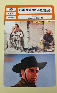 US Western One-Eyed Jacks Marlon Brando Karl Malden French Film Trade