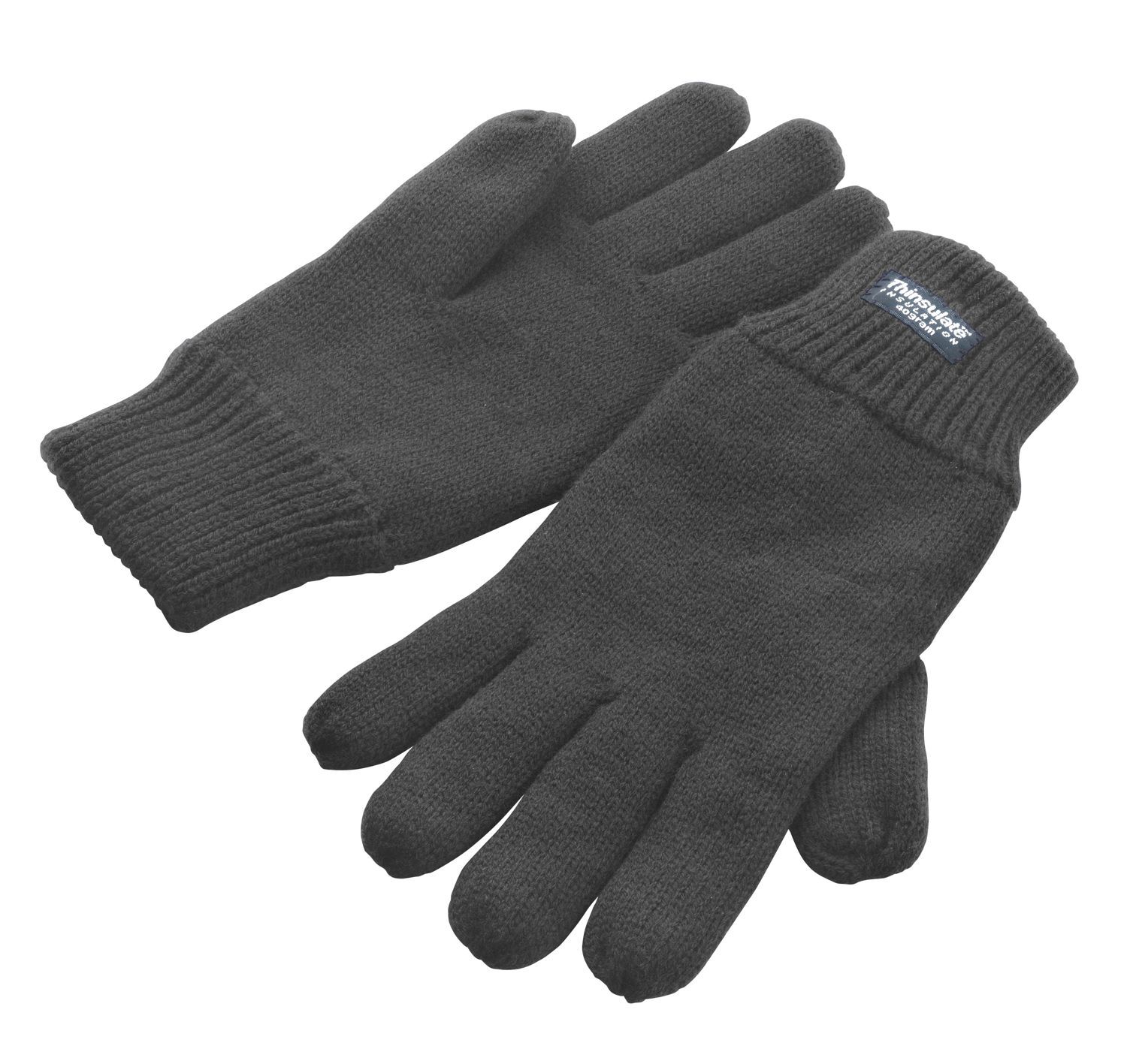 Damen Winterhandschuhe Mit 3M Thinsulate - Gefütterte Strickhandschuhe In Schwarz, Grau Oder Blau