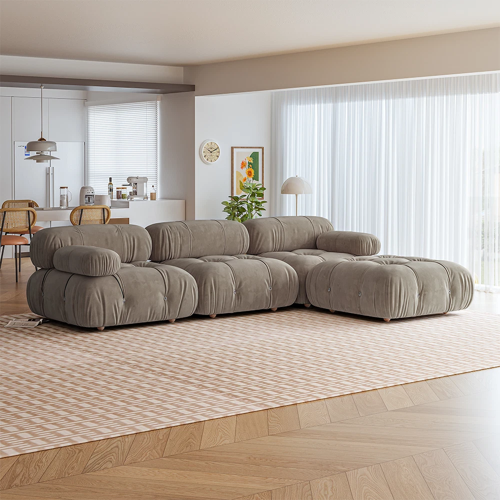 Modular Sectional Sofa Ottoman Comfy