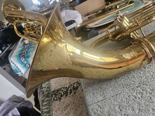BARITONE EUPHONIUM USA ULTRASONIC CLEANED PLAYS GOOD EVERYTHING WORKS
