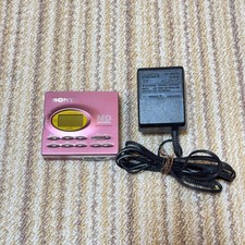 Sony MZ-R91 MiniDisc MD Walkman Portable Recorder Pink Tested Working Used