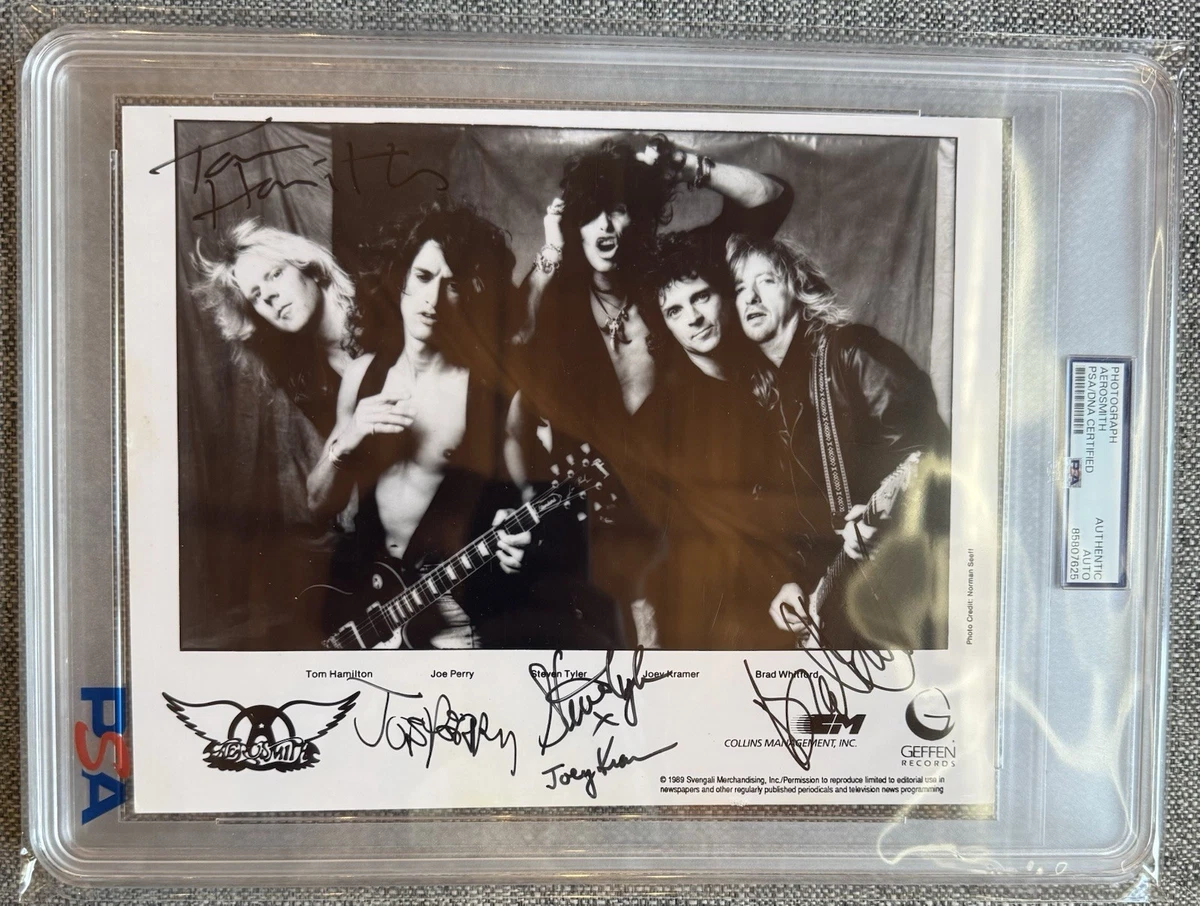 Preços baixos em Aerosmith assinado em Fotos de Rock e Pop