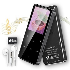 16GB 64GB MP3 Player with Bluetooth Portable Music Player, HD Speaker, Lossle...