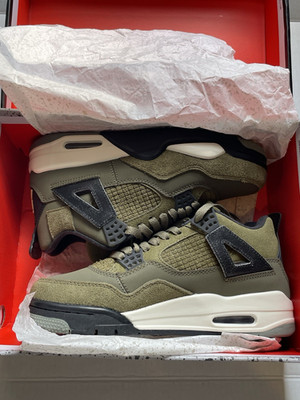 Nike Air Jordan 4 Retro SE Craft Medium Olive Size 8 FB9927-200 