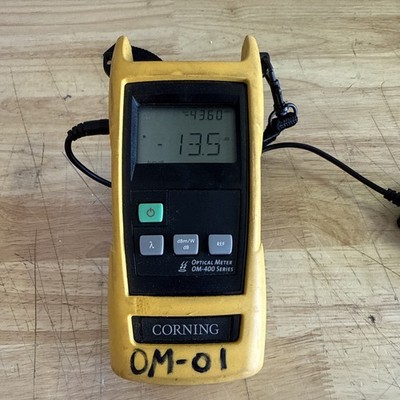 Corning OM-410 SM MM Fiber Optic Power Meter WORKS!! 