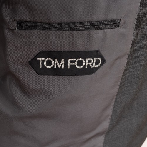 Tom Ford Suit Size EU58 Gray Wool 3-Piece Single Breasted Peak Lapel - Picture 5 of 8