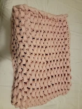 Bearaby Pink Weighted Blanket 100% Organic Cotton