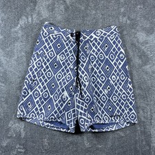 Patagonia Paddler Board Shorts Mens 30 Swim Surf Outdoor Blue Geometric Print