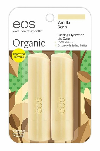 EOS Bio Lippenbalsam Vanilleschote 100 % natürliches Bio-Öl & Sheabutter 0,14 Oz. - Bild 2 von 3