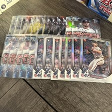 2025 Bowman Chrome Spencer Schwellenbach Rookie Lot Of 24 With (5) Red Rookies