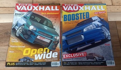 2 VINTAGE TOTAL VAUXHALL MAGAZINES MARCH/SEPT 2003 NOVA/CORSA/ASTRA/VECTRA/KADET