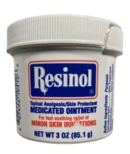 Topical Medicated Ointment - For Minor Skin Irritations - 3 oz - Exp 05/28