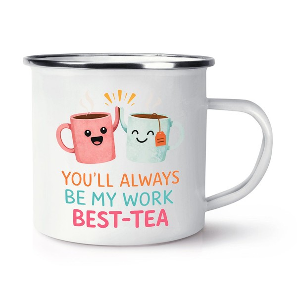 Gift Base Emaille Becher Tasse Mug Freundliebe Lehrerin Geburtstag-image
