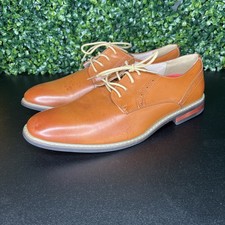 Bruno Marc men's brown brogue Oxford shoes Size 11 Us