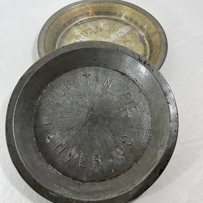 Denver Pie Co. Tin - Vintage Bakery Pie Pan - VTG Restaurant Bakery Gear