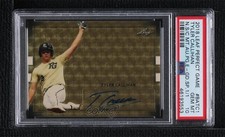 2018 Leaf Perfect Game National Showcase Gold Super 1/1 Tyler Callihan Auto fv8