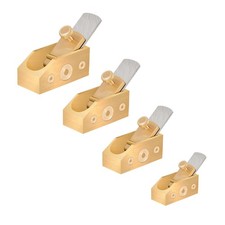 4 Pieces Thumb Plane Brass Luthier Plane Adjustable for Luthiers, Woodworkers