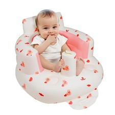 Inflatable Baby Chair with Built in Air Pump, Sit me Up Floor Seat for Baby 3...