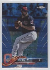2018 Topps Chrome Blue Wave Refractor 34/75 Cody Allen #161 9xo